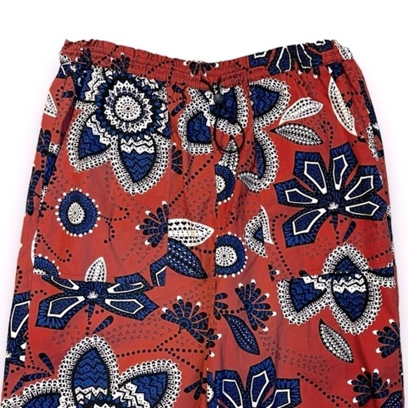 Anthro Sundry Floral Balloon Pants Cropped Joggers Boho Print size 2/US Medium - Picture 4 of 10